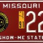 1991 ALPCA 37th International Convention Kansas City, Missouri License Plate (224)