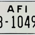 1960s Allied Forces Italy (Brindisi) License Plate (B-1049)