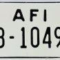 1960s Allied Forces Italy (Brindisi) License Plate (B-1049)