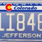 1997 Colorado License Plate (H1I8464)
