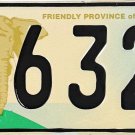 Africa: Eastern Cape License Plate (DKL 632 EC)