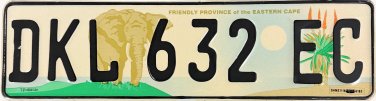 Africa: Eastern Cape License Plate (DKL 632 EC)