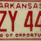 1981 Arkansas License plate (FZY 440)