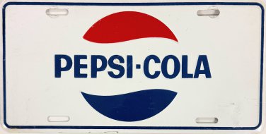 Pepsi-Cola License Plate