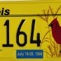1996 ALPCA 42nd International Convention Peoria, Illinois License Plate (164)