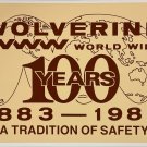 Wolverine World Wide (100 Years) License Plate Wolverine World Wide (100 Years) License Plate