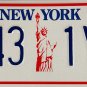 New York Liberty License Plate (Y43 1YU)