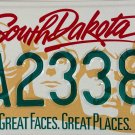 1997 South Dakota License Plate (1A23380)