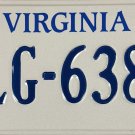 2002 Virginia License Plate (YLG-6388)