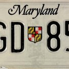 1988 Maryland License Plate (SGD 853)