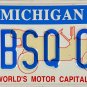 1997 Michigan License Plate (BSQ 03)