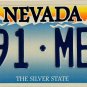 2002 Nevada License Plate (691-MBY)