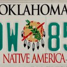 2001 Oklahoma License Plate (TOW 855)