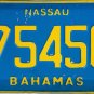 2006 Nassau Bahamas License Plate (75450)
