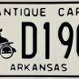 Arkansas Antique Car License Plate (D1907)