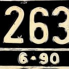 Indonesia License Plate (L 1263 CB)