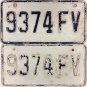 Jamaica License Plate (PAIR) (9374FV)