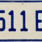 Jamaica License Plate (0511 EB)