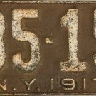 1917 New York License Plate (135-153)