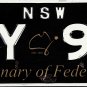 2001 New South Wales Australia License Plate (CNY 938)