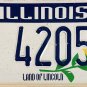 Illinois Police Memorial License Plate (4205 LE)
