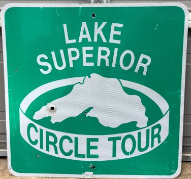 Lake Superior "Circle Tour" Road Sign