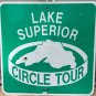 Lake Superior "Circle Tour" Road Sign