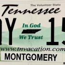 2020 Tennessee In God We Trust License Plate (BQY 156)