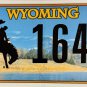 2020 Wyoming License Plate (8 1649)