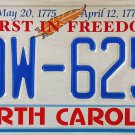 2023 North Carolina "Freedom" License Plate (RDW-6256)