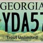 2026 Georgia Trout Unlimited License Plate (YDA570)