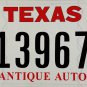 2023 Texas Antique Auto License Plate (B13967H)