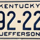 1974 Kentucky License Plate (J92-225)