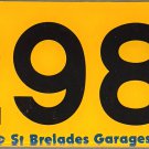 Jersey Island License Plate (J29829)