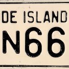 1964 Rhode Island License Plate (DN667)