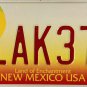 2011 New Mexico License Plate (LAK371)
