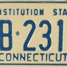 1974 Connecticut License Plate (SB-2310)