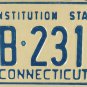1974 Connecticut License Plate (SB-2310)