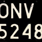 Poland License Plate (Olsztyn) (ONV 5248)