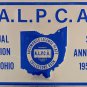 1979 ALPCA 25th International Convention License Plate, Mentor, Ohio License Plate