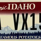 2009 Idaho License Plate (1A VX155)