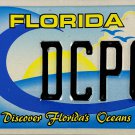 2009 Florida Discover Florida's Oceans License Plate (DCP04)
