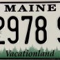 2013 Maine License Plate (2978 SZ)