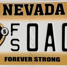 Nevada Vegas Strong, Forever Strong License Plate (OAOP)