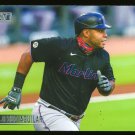 JESUS AGUILAR - 2021 TOPPS STADIUM CLUB BASEBALL - #218 - MIAMI MARLINS