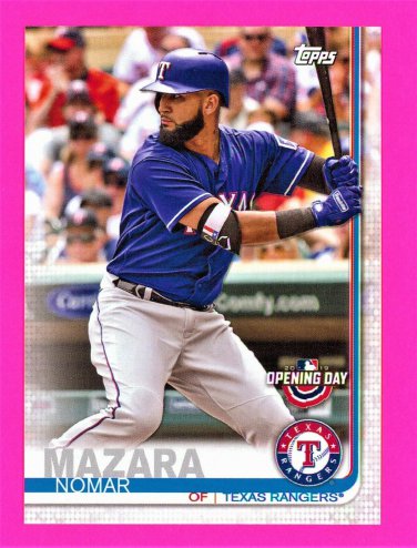 Nomar Mazara - 2019 Topps Opening Day BASEBALL  - Card #192 - Texas Rangers