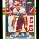 RALF MOJSIEJENKO - 1989 TOPPS TRADED FOOTBALL - CARD #112T - WASHINGTON REDSKINS