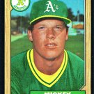 MICKEY TETTLETON - 1987 Topps Baseball - Card #649 - OAKLAND ATHLETICS