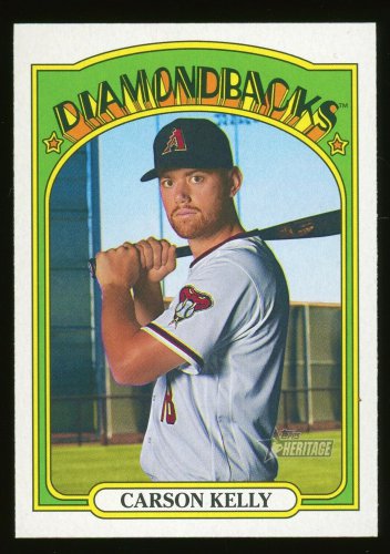 CARSON KELLY - 2021 TOPPS HERITAGE BASEBALL - #68 - ARIZONA DIAMONDBACKS