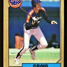 CRAIG REYNOLDS - 1987 TOPPS BASEBALL - #779 - HOUSTON ASTROS